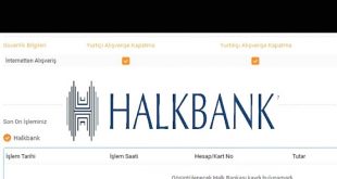 Halkbank internet Alışverişi Açma