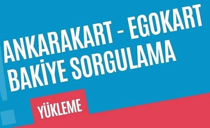 Ankarakart Bakiye Sorgulama