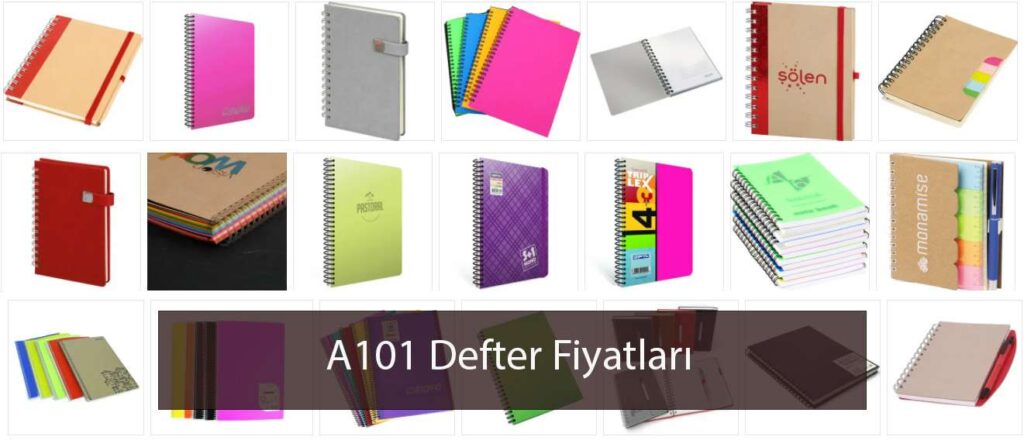 A101 Defter çeşitleri ve özellikleri