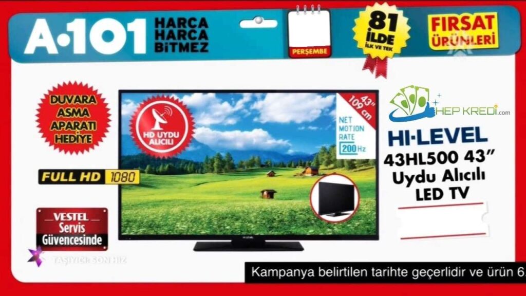 A101 TV Fiyatları Görseli A101 Tv Fiyatları Ne Kadar