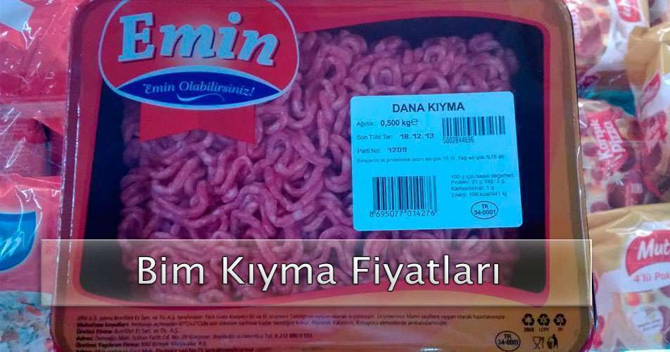 Bim Kıyma Fiyatı Görseli Bim kıyma fiyatı