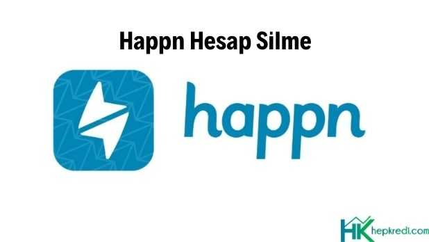 happn hesap silme